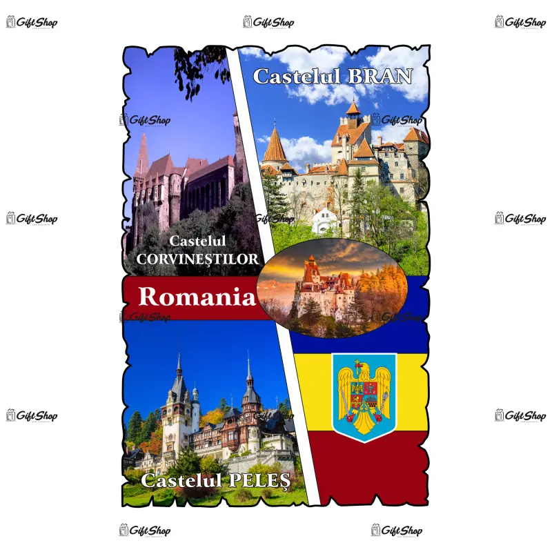 Castele romania, magnet frigider mgs177